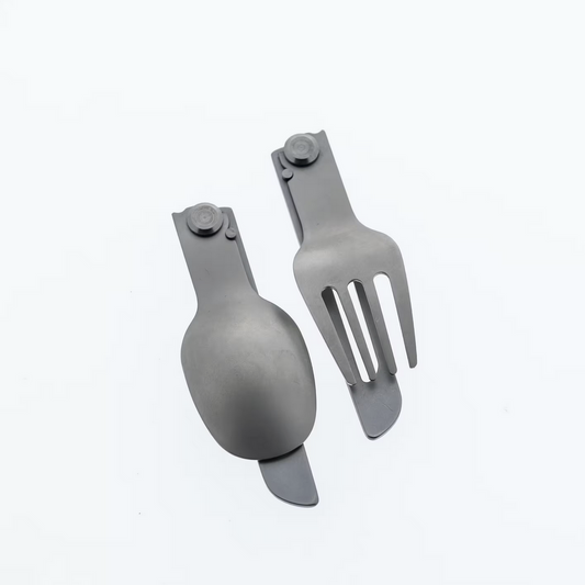 QUECHUA - Folding Cutlery Set (Pack of 2 )
