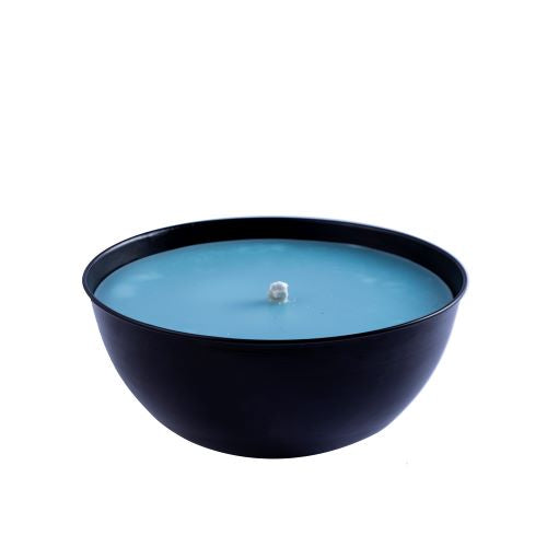 Lemon Scented Citronella Candle Metal Bowl - Small