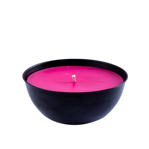 Lemon Scented Citronella Candle Metal Bowl - Small