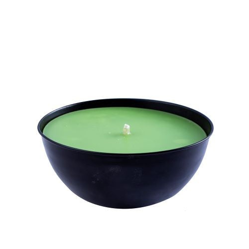 Lemon Scented Citronella Candle Metal Bowl - Small