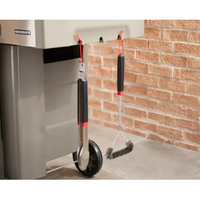 Weber - 46 cm Three-Sided Grill Brush - Black