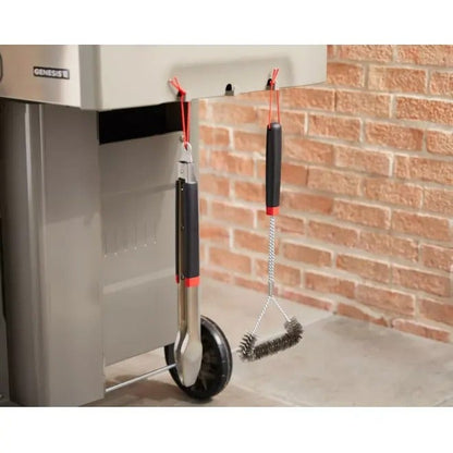 Weber - 46 cm Three-Sided Grill Brush - Black