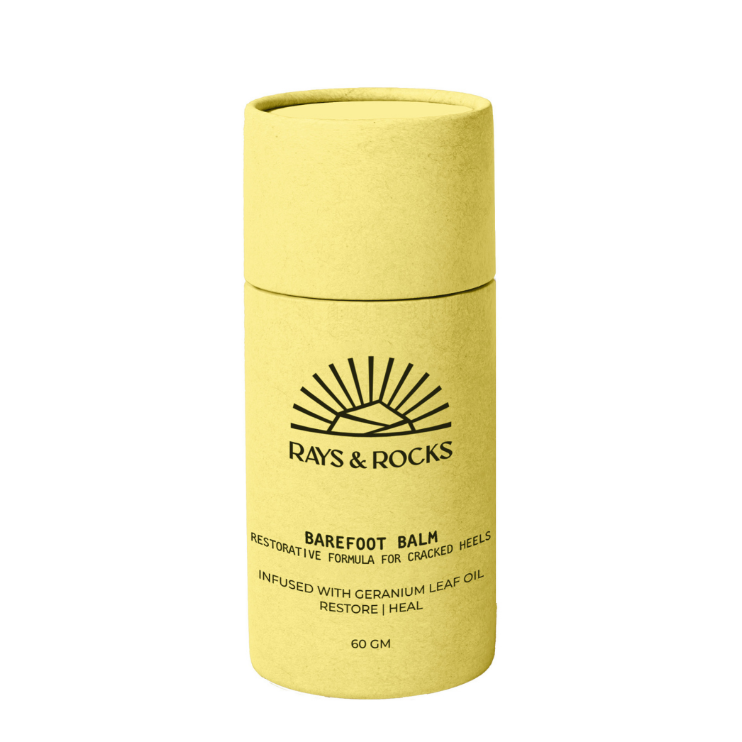 Shop Rays & Rocks barefoot balm in 60gm online. Best foot lotion & safest foot cream