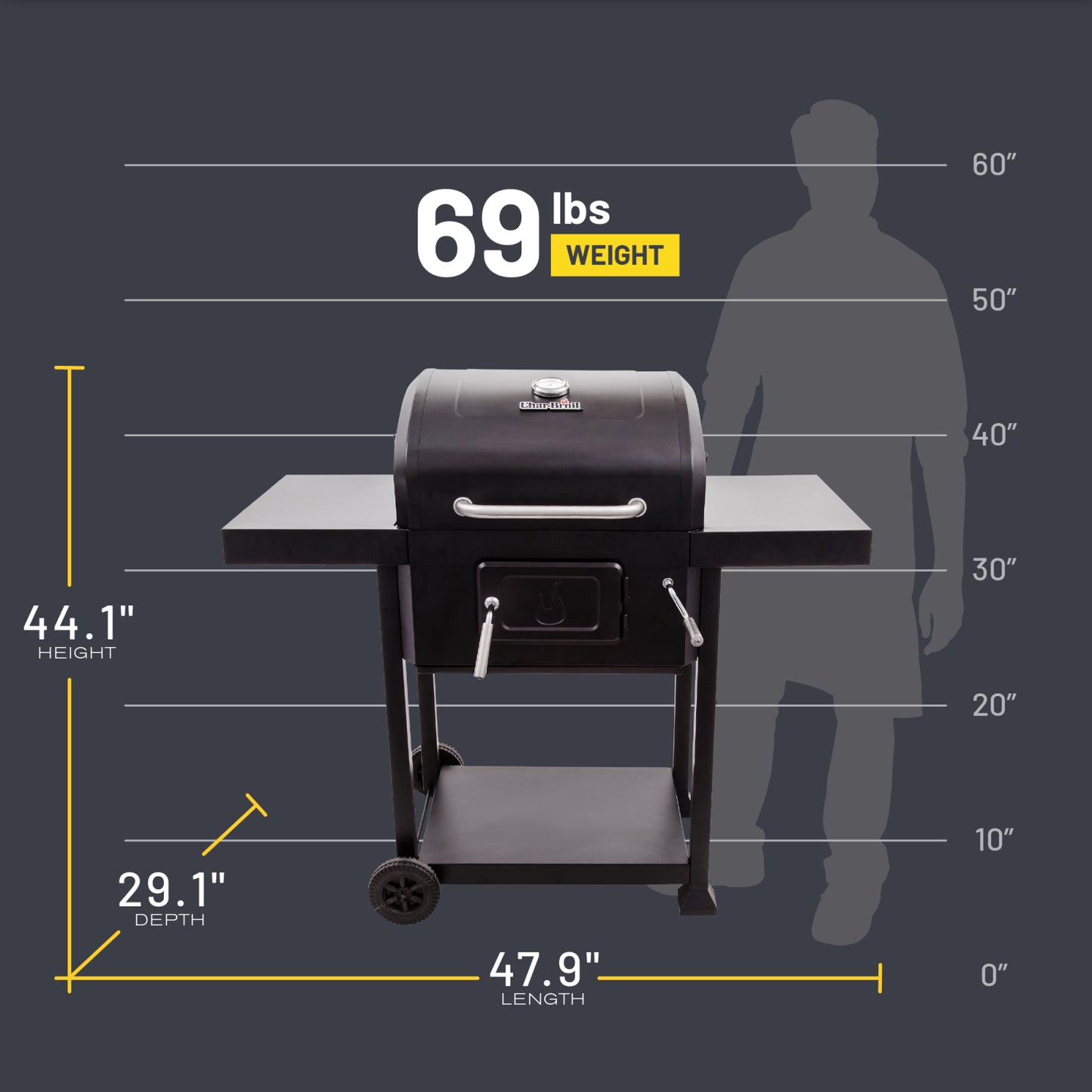 CharBroil Performance 580 Charcoal BBQ Grill