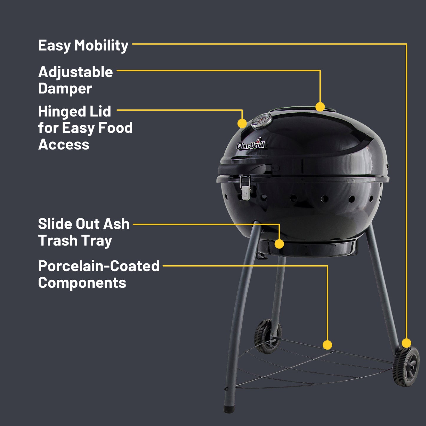 CharBroil Charcoal Grill Kettle 57cm