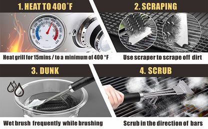 Grill Brush and Scraper