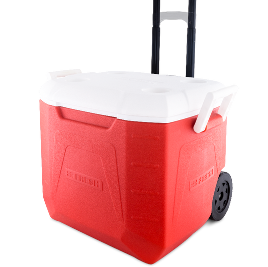 Rental - Fresh - Icebox 48L Red (trolley)