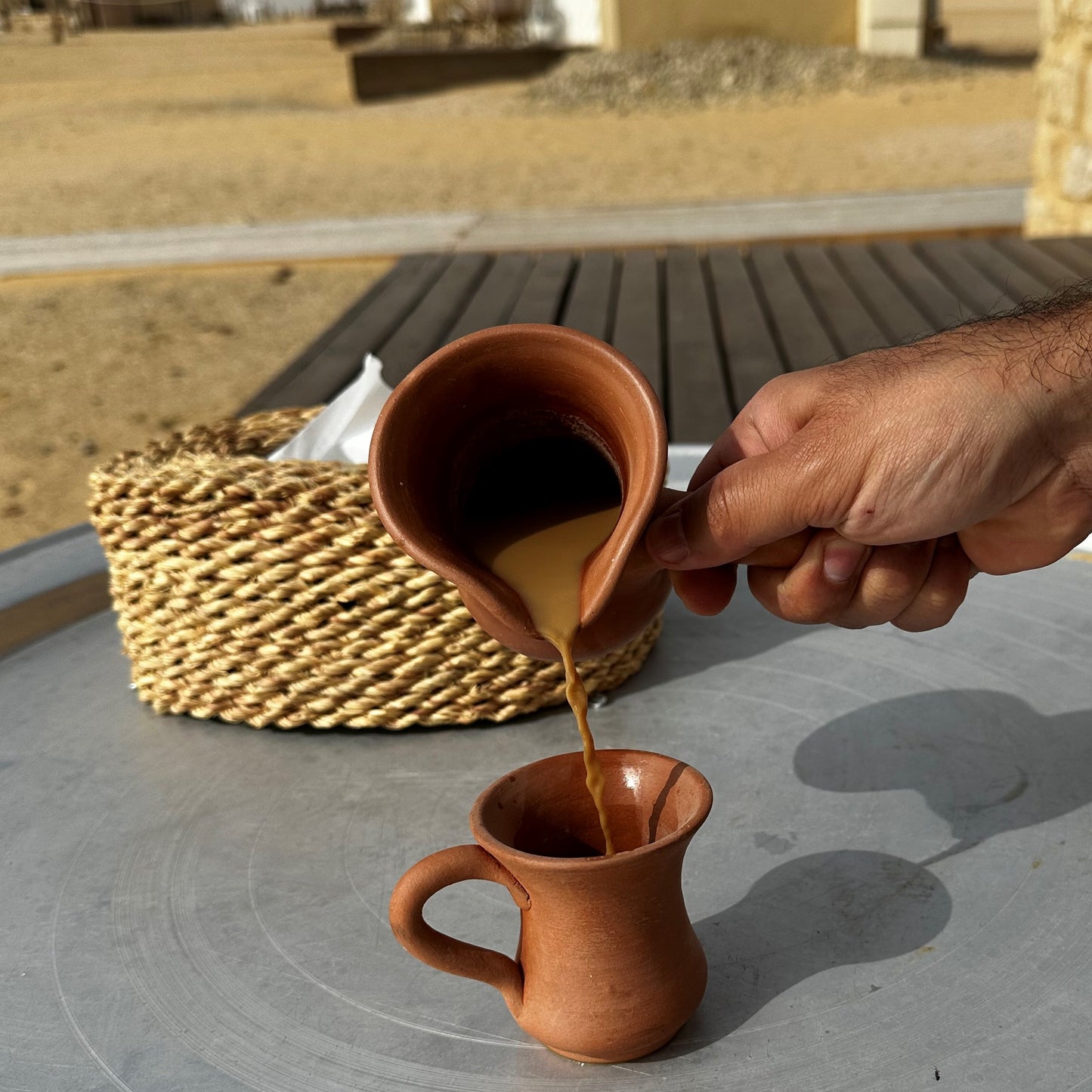 Terracotta Clay Turkish Coffee Pot