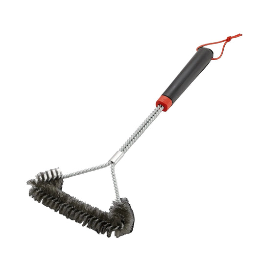 Weber - 46 cm Three-Sided Grill Brush - Black