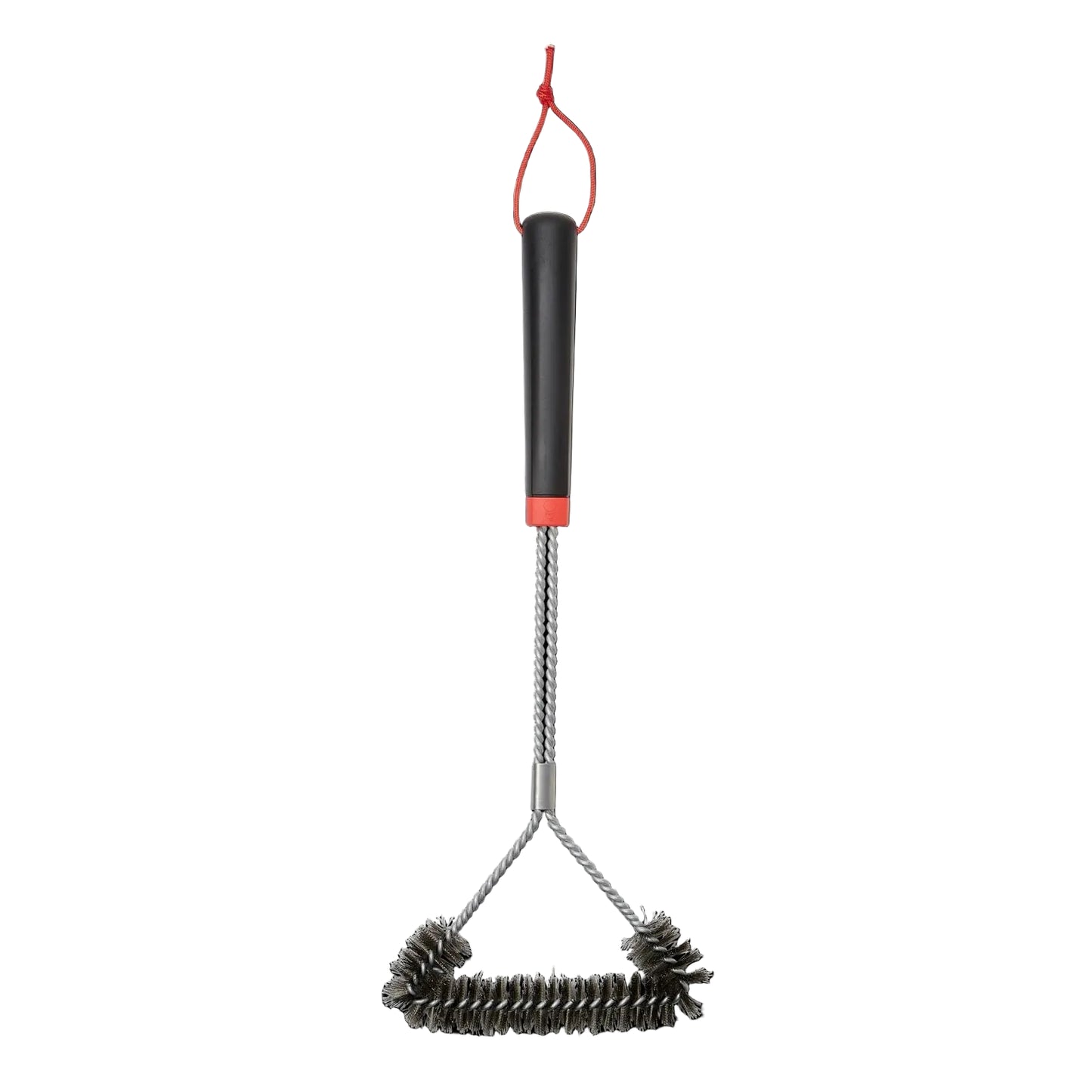 Weber - 46 cm Three-Sided Grill Brush - Black